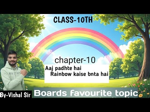 Class 10 Science Ch-10 Part-2 |Rainbow Formation 🌦️|Dispersion & Scattering of Light |Boards 2026 📘🔥