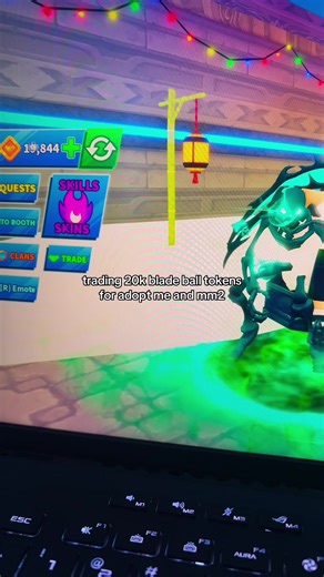 trading 20k blade ball tokens for adopt me and mm2 #crosstrading #crosstrade #roblox #adoptme #bladeball