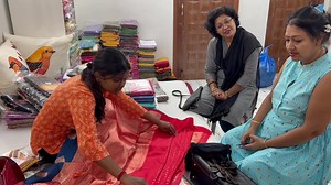 8.7K views · 173 reactions | TARINA LOVER'S #STORY COME AND SHARE YOUR EXPERIENCE.. পুজো হোক বা বিয়ের কেনাকাটা... সঠিক কেনাকাটা মানেই এখন TARINA BOUTIQUE.. VISIT US - B7/105, 1ST FLOOR, KALYANI, NEAR MANIMELA PARK | Tarina Boutique | Facebook