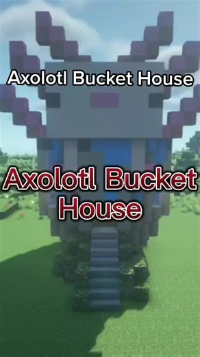 Building a Minecraft Axolotl Bucket House