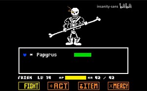 【UnderTale Disbelief Papyrus HardMode】全站第114514(雾)!全然不信困难模式无药通过！！！（带地址）