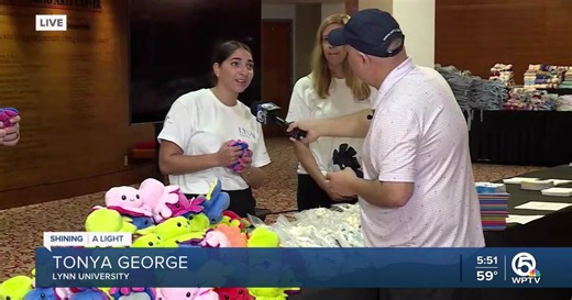 Lynn University students bring hope to foster children with Comfort Cases program