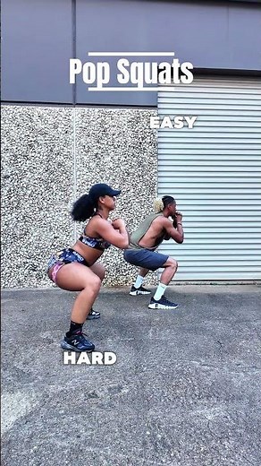 Pop Squat - Quadriceps & Glutes (Bodyweight)