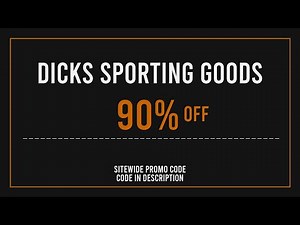 Dicks Sporting Goods Promo Code 2025 June
