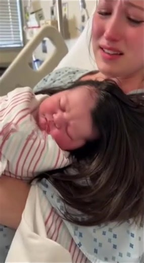 Newborn With Hair This Long?! 🤯👶✨#newborn, #miraclebaby, #unbelievable, #shockingmoments