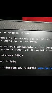 SOLUCION ERROR TEMPERATURA 90D PORTATIL HP