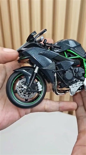 Replika Kawasaki Ninja H2R, Diecast Miniatur Motor