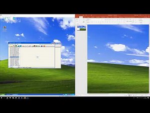 XP Luna Theme in PowerPoint Timelapse