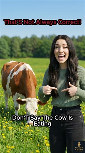 Most People Say "EATING" ❌ But That's WRONG! | Animal Verbs in English 🐄🐕🐐🐦