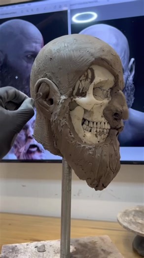 757K views · 10K reactions | PART: 1 sculpting KRATOS. ⚔️ what do you think?! Next up I’m onto mold making! #kratos #sculpture #godofwar | Jack of the dust | Facebook