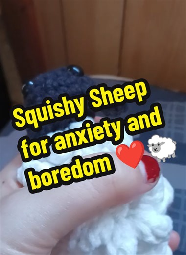 Do you have anxiety? Does your mind spiral into horrible thoughts? Do you have ADHD or get bored easily? Our Cuddle Sheep are pocket sized and can help! Visit us at silverponystudio.store #christian #boredom #anxietyrelief #stressball #freeshipping