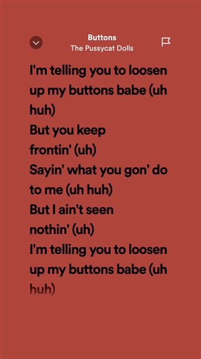 Lyric Video: Loosen Up My Buttons Lyrics