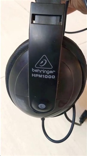 BEHRINGER HPM1000 DJ HEADPHONES #headphones #sounds #behringer #hpm1000 #recording #playmusic #dj