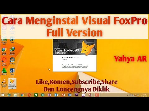Cara Menginstal Visual FoxPro 9 0 Dengan Full Version
