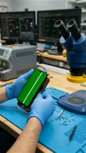 Green Line on Phone Screen 😱 Can This Be Fixed? 🔧 #shorts #screenrepair