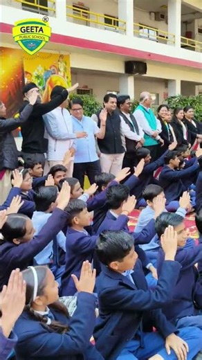 rocket launcher program in #Geetapublicschool #shivpurimp 02#gps