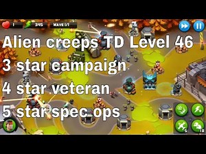 Alien Creeps TD Level 46 Without Any Extra Hero