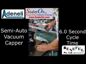 Semi Automatic Cold Vacuum Seal Capper