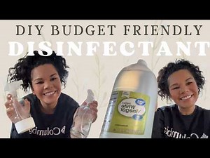 DIY Homemade Disinfectant Spray | how to make non toxic cleaner
