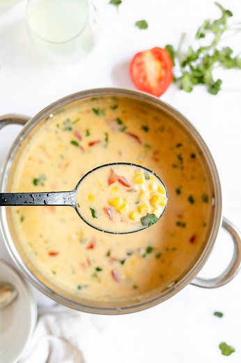 Easy Homemade Panera Corn Chowder Recipe