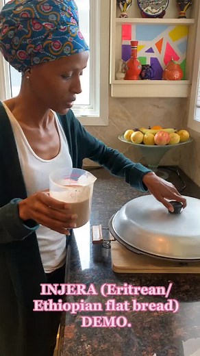 How to Make INJERA: Eritrean/Ethiopian Flat Bread Recipe