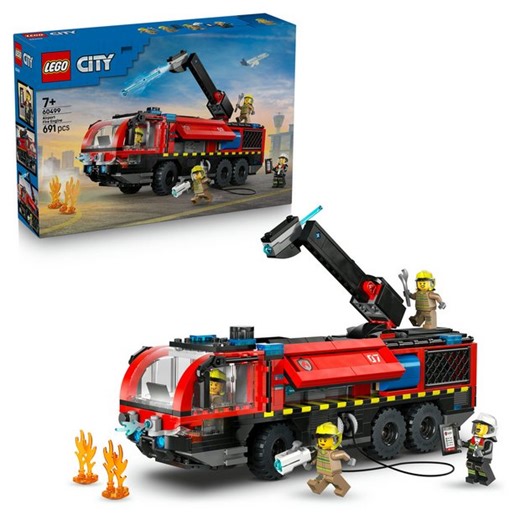 Buy LEGO City Airport Fire Engine - Toy Truck Building Set 60499 | LEGO | Argos