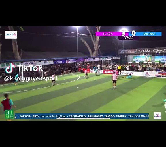 4-0 Kết liễu trận đấu. #tavicocupopen2025 #bongda #bongdaphui #nhatbon #sanbongtavico #fcsua