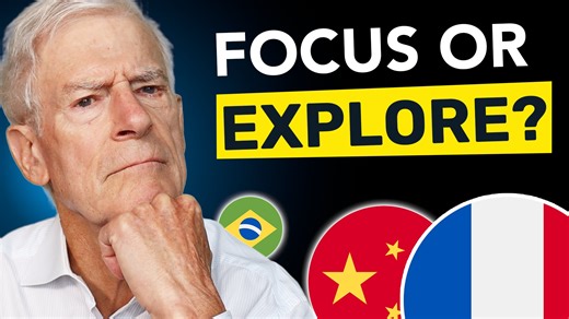 9.3K views · 448 reactions | I often get asked whether it's better to focus on one language and become fluent in it or to explore many languages. In this video I talk about why I don't think there's one answer to this question. | Steve Kaufmann | Facebook