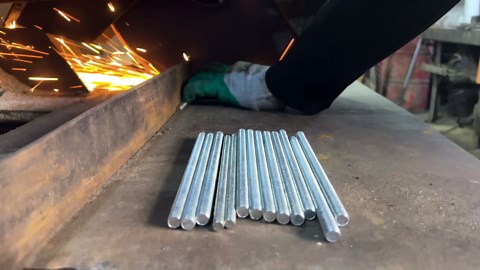 Forging a Savage Machete From Bolts - Insane Sharpness Test