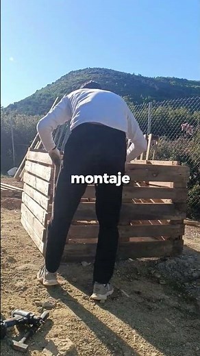 How to make a composter with pallets 🪵