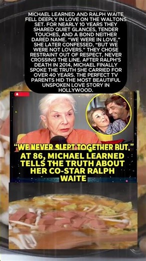 Michael Learned & Ralph Waite: The Waltons Legacy #Shorts#michaellearned#ralphwaite#thewaltons