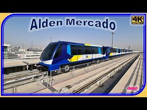 Inside Dubai International Airport Automated People Mover Train | NIGHT View