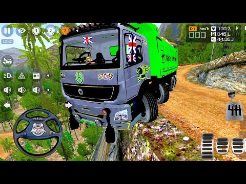 12 Wheeler Indian Dumper Truck Offroad Driving | Bussid Mod | Bus Simulator Indonesia Game 🎯
