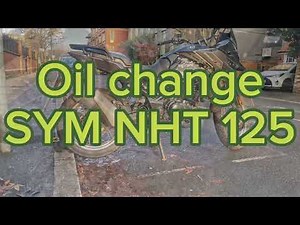 How to replace the engine oil in the SYM NH-T 125? (with video)