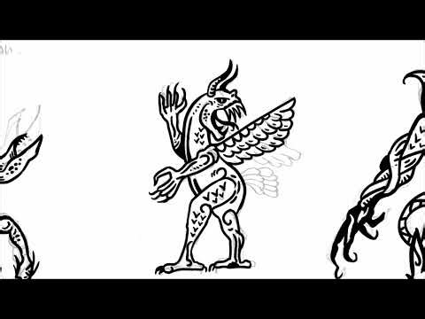 Gilgamesh – The Great Journey | Map Illustration Process | Qatlasmap