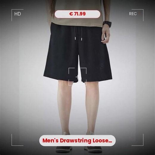 Comfort isn’t just a luxury; it’s essential for every man. 🌟✨ Introducing our Men's Drawstring Loose Fit Shorts – meticulously crafted for the modern man who values style and ease. With a relaxed cut and soft fabric, these shorts provide unmatched comfort whether you’re lounging at home or enjoying a sunny day out. ☀️👌 Available in a variety of colors, they pair effortlessly with your favorite tees and sneakers, making them a versatile addition to your wardrobe. 🩳🧢 Grab yours now for just €7