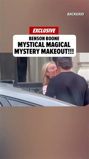 Benson Boone Makes Out With Mystery Woman Before Denver Concert