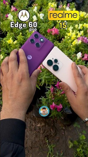 Motorola Edge 60 Pro Vs Realme 15 Camera Comparison #mobilepapa #shorts