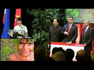 PLAGIARISM SPEECH of UP student Mark Joseph Solis in photo contest of Chile. Seen in TV Patrol