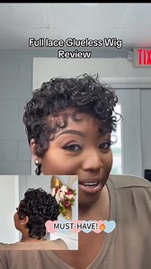 The full lace Pixie is a MUST-HAVE! When you get in that mood to go short? This wig will be your go-to! Constructed glueless, cut, styled and ready to wear so a bad hair day is non-existent! | Instylewig_ | Facebook