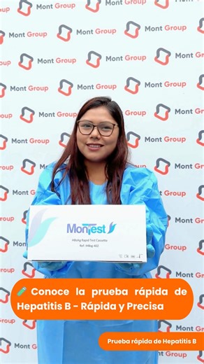 🧪 Conoce nuestra prueba rápida de Hepatitis B – MONTEST 🧬 ¿Sabías que la Hepatitis B puede no presentar síntomas en sus primeras fases? 😷 Detectarla a tiempo puede marcar la diferencia entre actuar con rapidez o enfrentar complicaciones graves. Con nuestra prueba rápida obtienes resultados confiables en solo 15 minutos, a partir de una pequeña muestra de suero, plasma o sangre total. 💉⌛ Ideal para laboratorios, campañas de despistaje y profesionales de la salud. 📦 Cada kit contiene: ✔️ 40 c