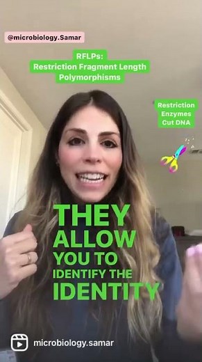 RFLP Experiments allow us to identify the identity of an unknown organism.