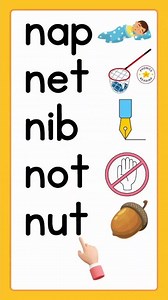 CVC Words Reading Practice with Phonics. Follow Phonics Reading to learn more. #phonics #cvcwords | Phonics Reading