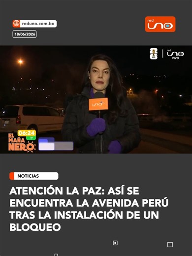 ¡Atención, conductores! Choferes instalaron un bloqueo en la avenida Perú, en la ciudad de La Paz, la medida de presión afecta la circulación en una de las vías más importantes de la urbe paceña, mientras conductores y pasajeros buscan rutas alternas para llegar a sus destinos. ▶️ Más información en www.reduno.com.bo #RedUno #RedUnoDigital #Bolivia #ElMañanero #LaPaz #Bloqueos