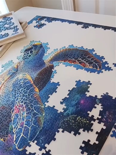 Jigsaw Puzzle Completion Title: Sea Turtle Brand: Final Piece Puzzles Pieces: 1,000 🧩 Discount code:
