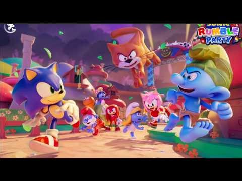 Sonic but it’s SMURF CAT?! 🔵 Rainbow Run Challenge! (Smurf Cat Sonic Mod)