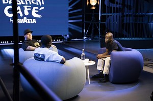 Basement Cafe', Antonio Dikele Distefano con Jake La Furia e Jlord