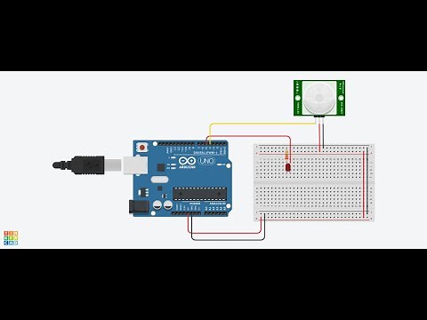 tutorial como hacer un sensor de movimiento en tinkercad