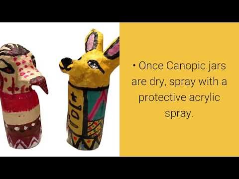 How To Make Canopic Jars - Lesson Plan