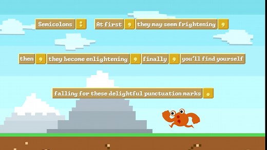 How to use a semicolon